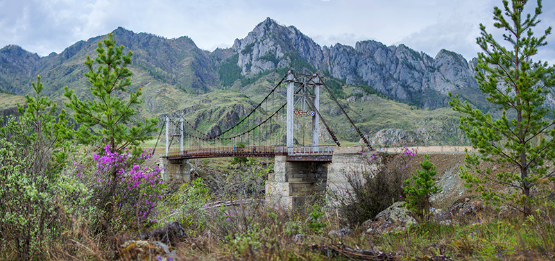 Ороктойский мост через Катунь