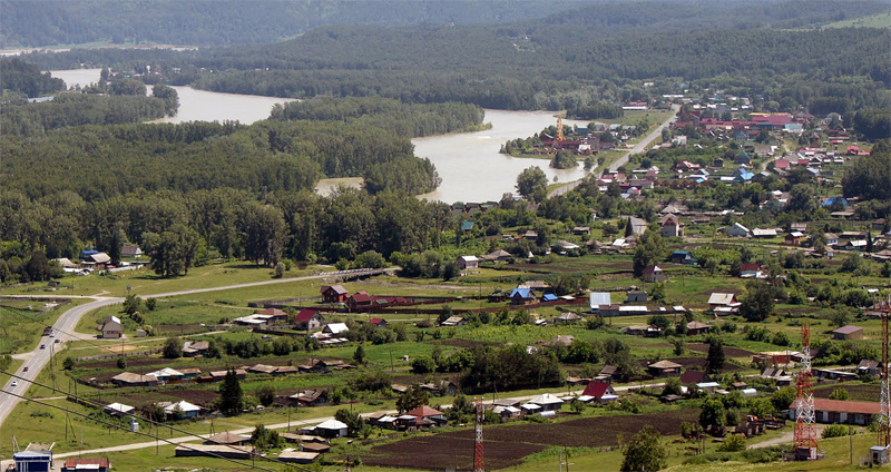 Ая с горы Весёлой