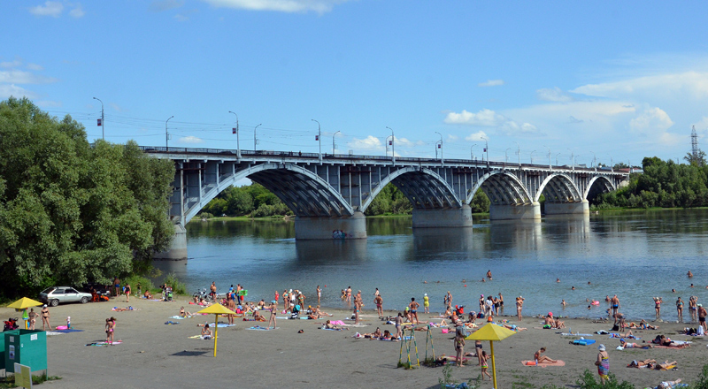 Мост через реку Бия