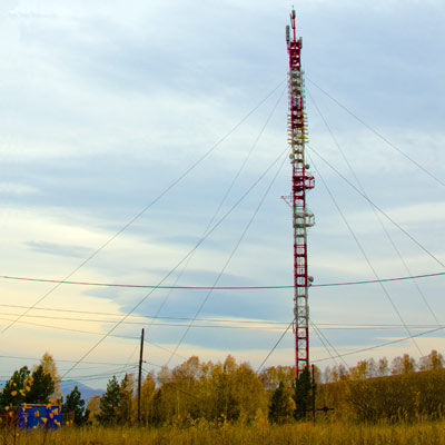 Радиорелейка на горе г. Тугая